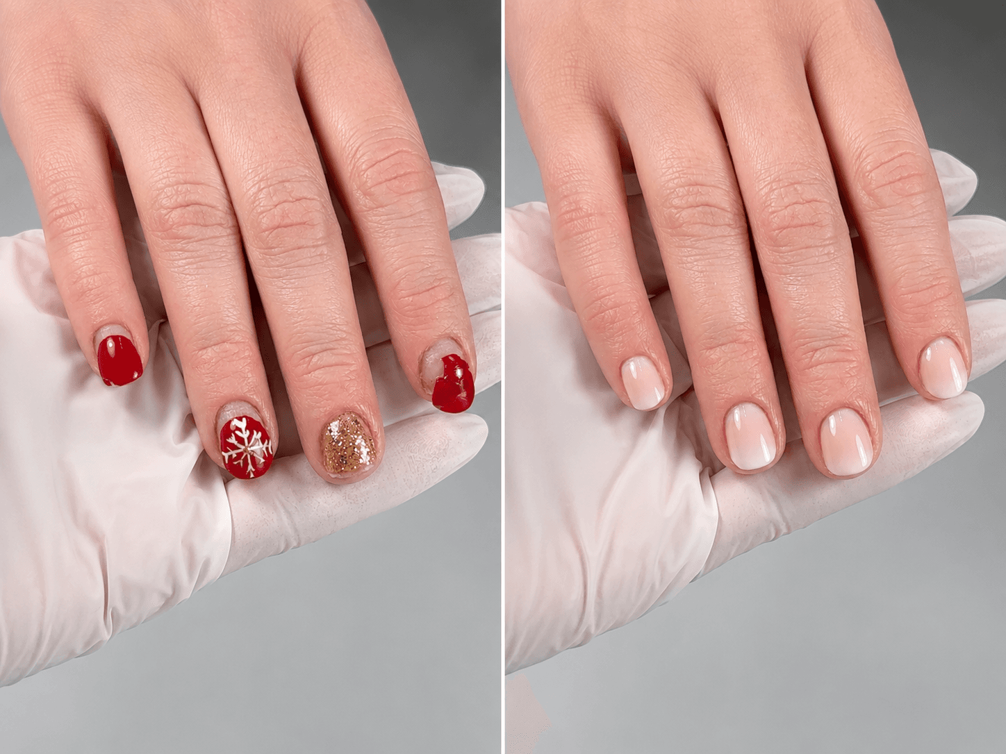 Before / After: Nails that keep breaking and won’t grow out