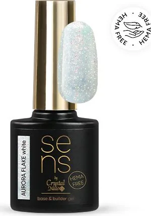 SENS HEMA Free Aurora Flake Base&Builder Gel