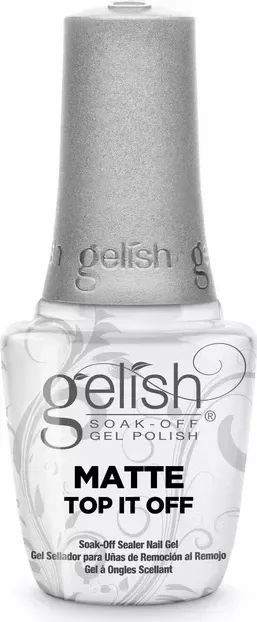 Gelish Matte Top It Off Soak-Off Sealer Gel