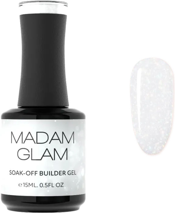 Soak-Off Builder Gel (Powder Pink, Sheer White, Aurora, Pearl White)