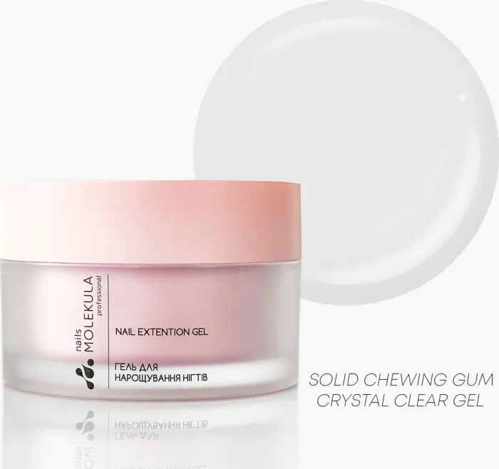 Solid chewing gum Gel