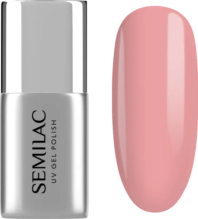 Semilac Fiber Base UV Gel Polish (colour shades: Pink Beige, Pink Milk, Beige)