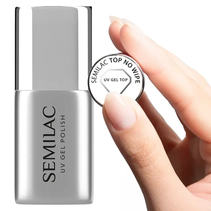 Semilac Top Coat No Wipe UV Gel Polish